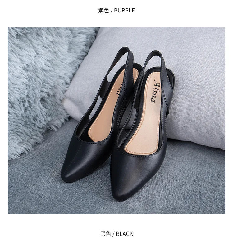 Elegant Jelly Sandals for Women — Breathable, Non-Slip & Effortlessly Chic