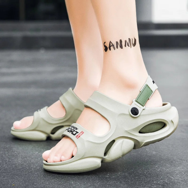 Men's Non-Slip Sports Sandals — Lightweight, Dual-Purpose for Indoor & Outdoor Use