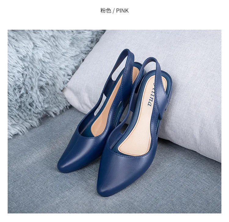 Elegant Jelly Sandals for Women — Breathable, Non-Slip & Effortlessly Chic