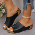 Women's Sandals Casual Heels Sandals For Summer Shoes Woman Wedges Heeled Sandalias De Mujer Lightweight Summer Footwear Women
