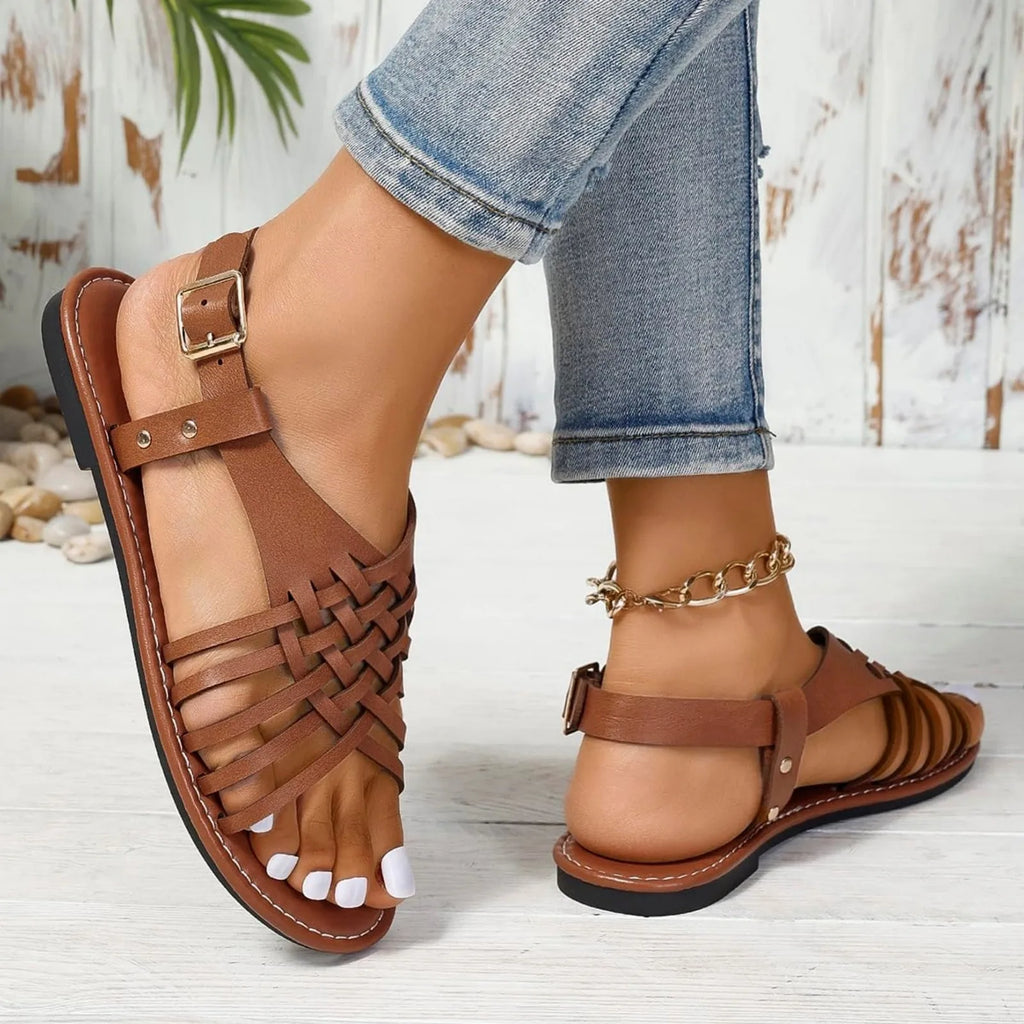 Women's Sandals 2025 New Summer Sandals Shoes Woman Flat Sandals Casual Sandalias De Mujer Fashion Shoes Summer Footwear Women