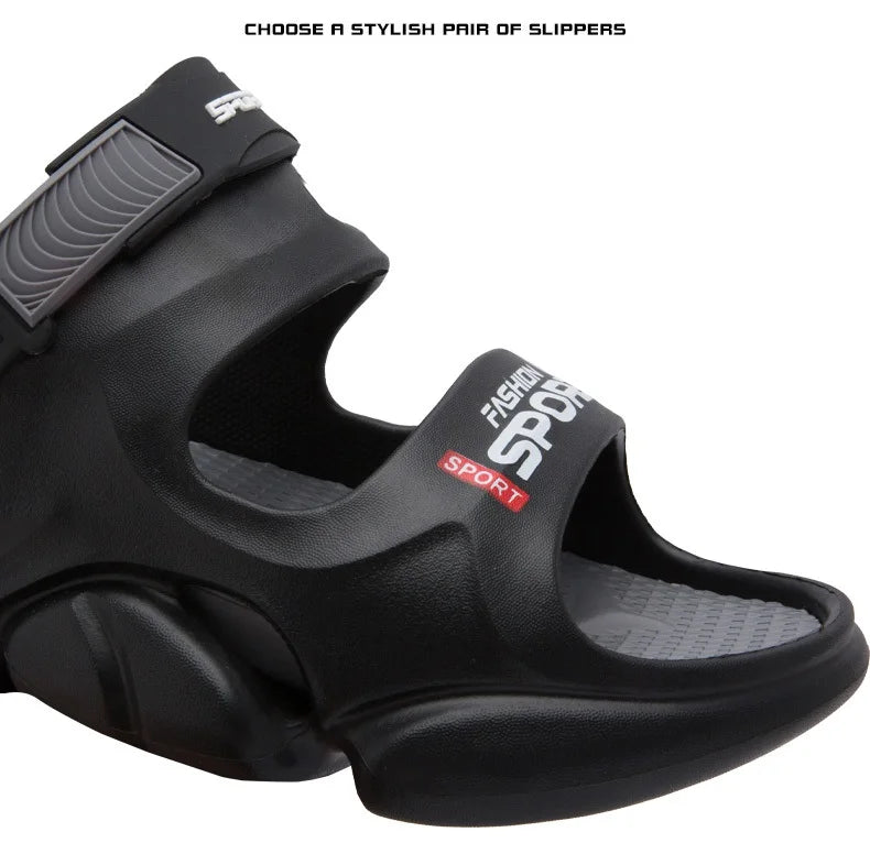 Men's Non-Slip Sports Sandals — Lightweight, Dual-Purpose for Indoor & Outdoor Use