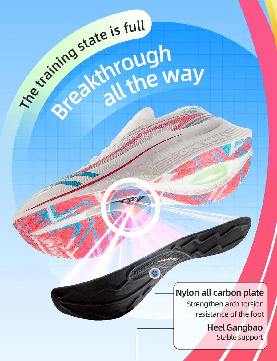 Carbon Plate Marathon Running Shoe — Ultralight, Shock-Absorbing & Built to Break Your Personal Best