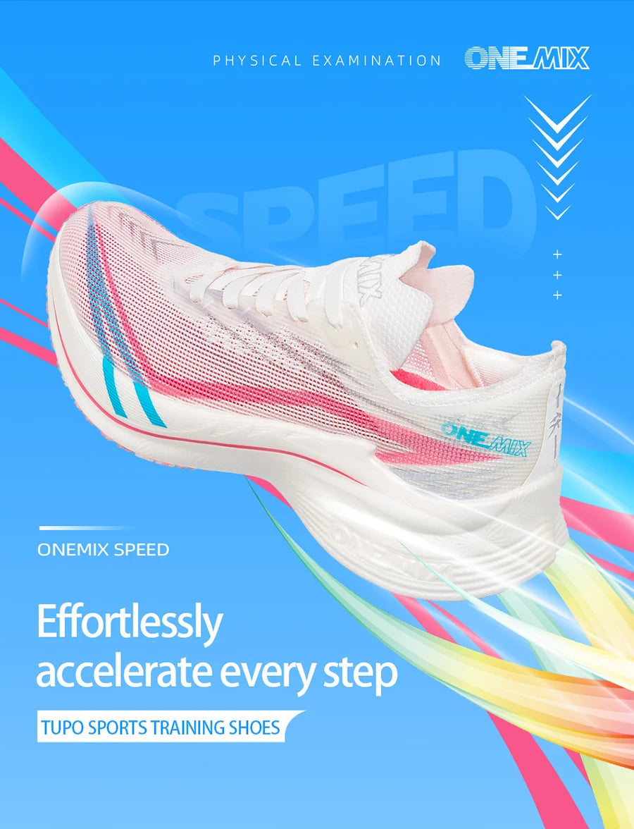 Carbon Plate Marathon Running Shoe — Ultralight, Shock-Absorbing & Built to Break Your Personal Best