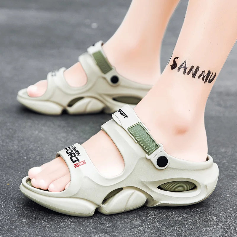 Men's Non-Slip Sports Sandals — Lightweight, Dual-Purpose for Indoor & Outdoor Use