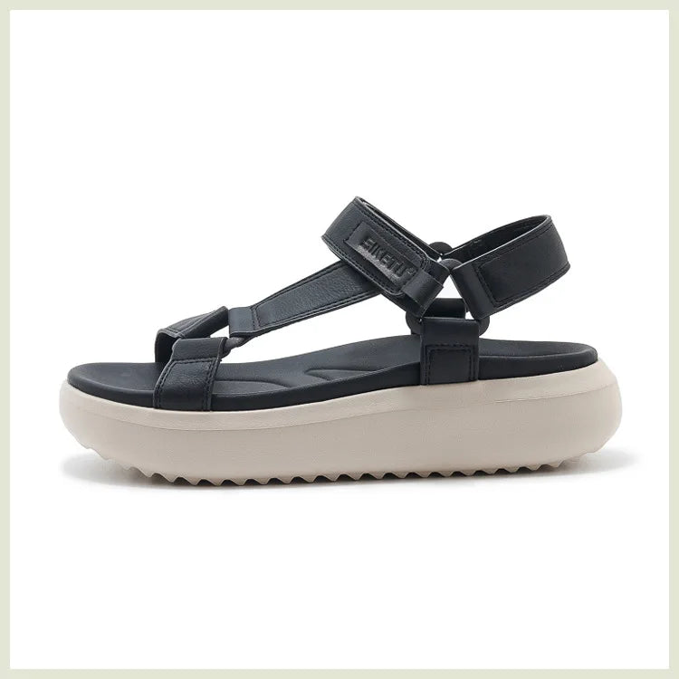 Sandals for Women's 2026 Summer New Lightweight Sandals for Casual Sports Comfort Thick Bottom Large Platform Womens Shoes