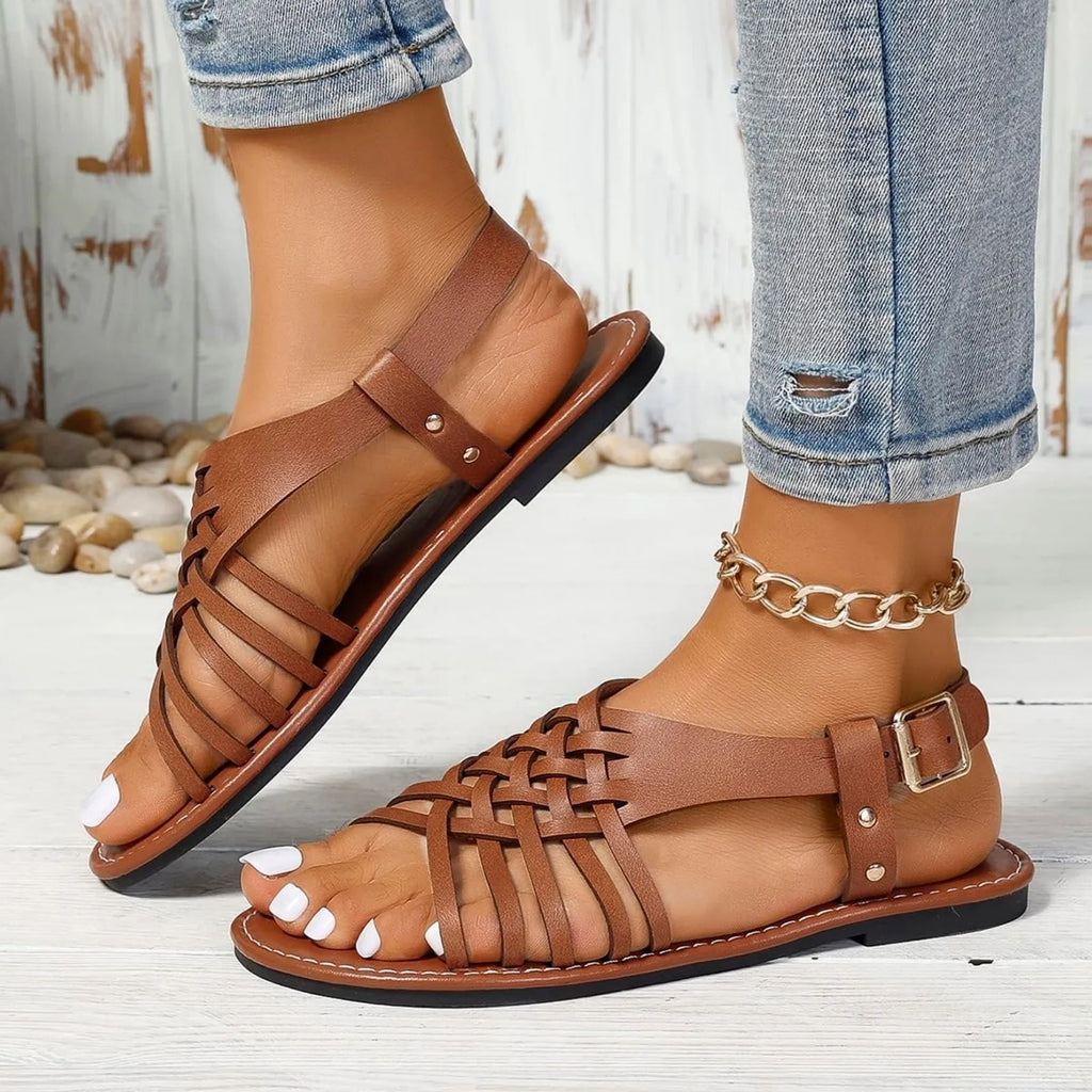 Women's Sandals 2025 New Summer Sandals Shoes Woman Flat Sandals Casual Sandalias De Mujer Fashion Shoes Summer Footwear Women