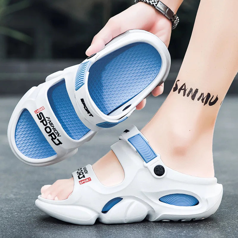 Men's Non-Slip Sports Sandals — Lightweight, Dual-Purpose for Indoor & Outdoor Use