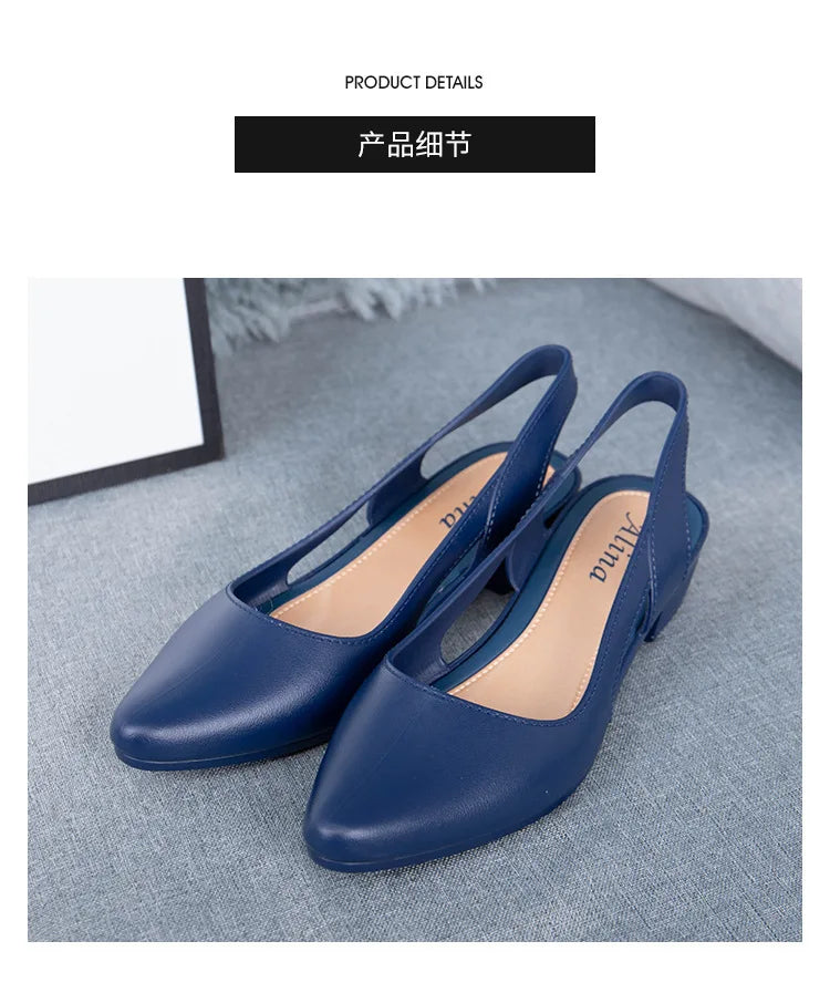 Elegant Jelly Sandals for Women — Breathable, Non-Slip & Effortlessly Chic