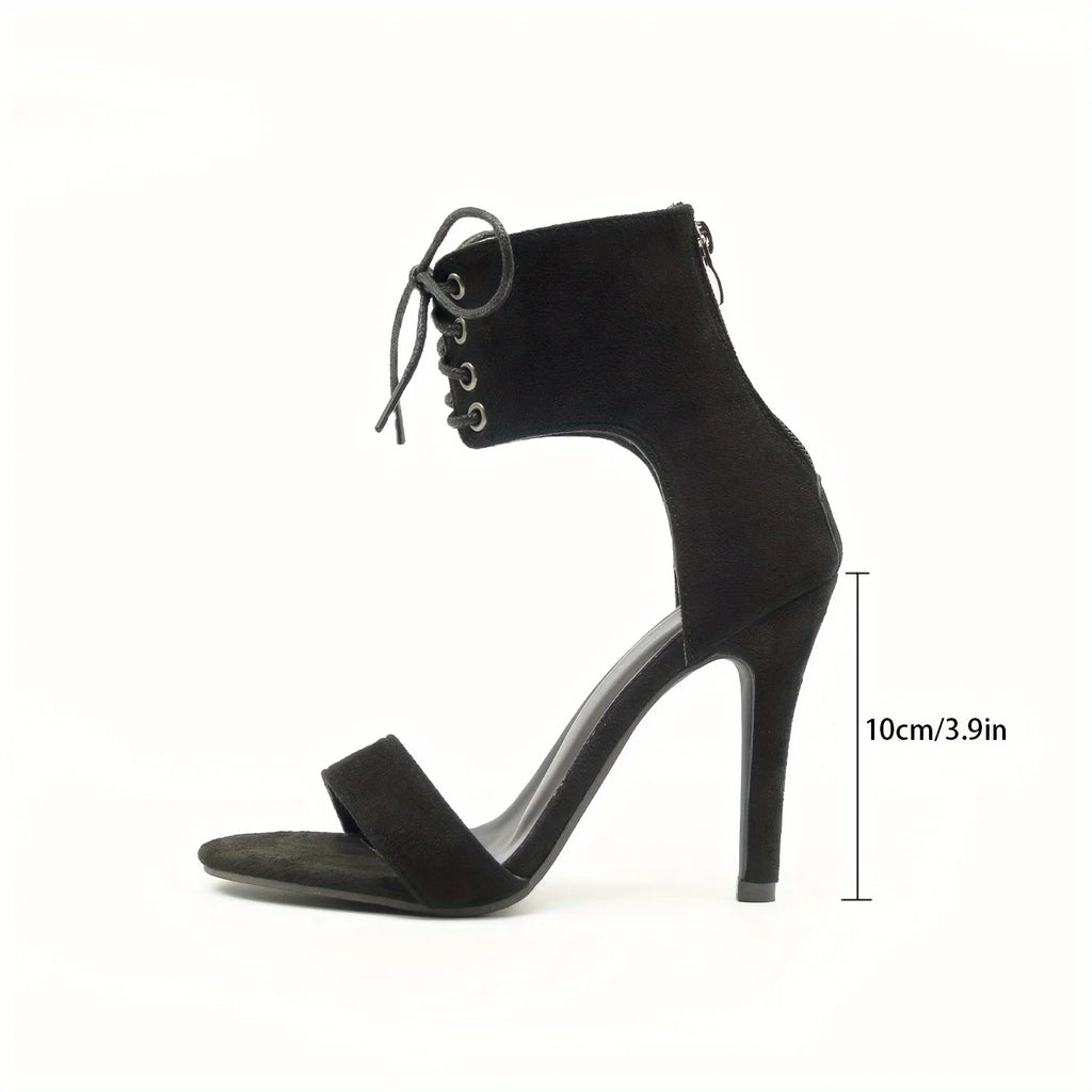 Women Sandals 2024 New Summer Fashion Sandals Belt Buckle Thin High Heels Shoes Open Toe Club Party Ladies Dress Heels Sandals