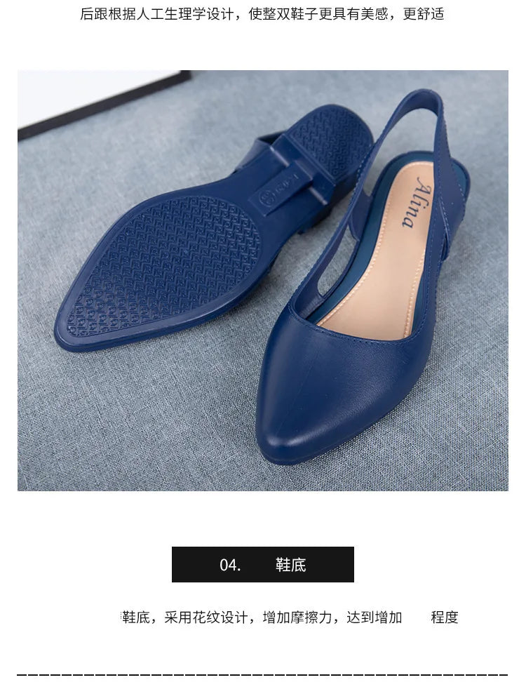 Elegant Jelly Sandals for Women — Breathable, Non-Slip & Effortlessly Chic