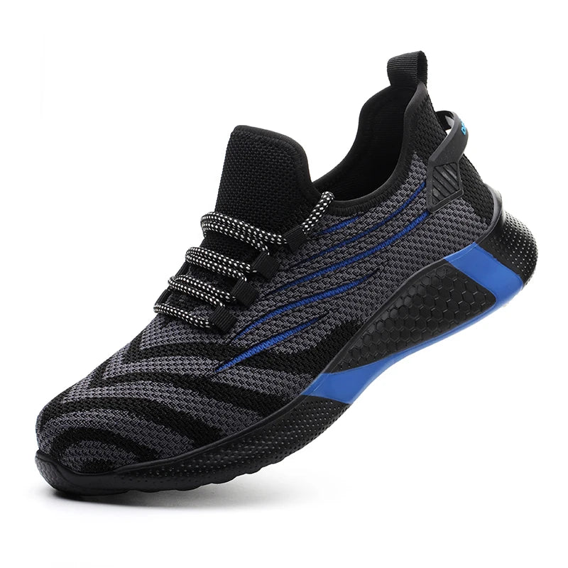 Men Work Safety Shoes Anti-puncture Working Sneakers Male Indestructible Work Shoes Men Boots Lightweight Men Shoes Safety Boots