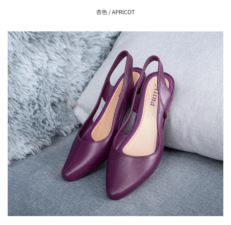 Elegant Jelly Sandals for Women — Breathable, Non-Slip & Effortlessly Chic