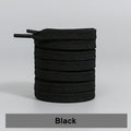 1 Pair Black White Shoe Laces Flat Double Woven Anti-slip Polyester Shoelaces Sports Casual White Shoes Classic Shoelace