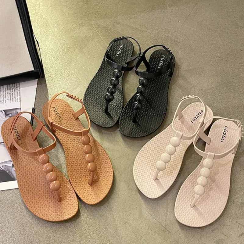 Shoes Women Sandals Summer Retro Sandals For Women Soft Women's Shoes Party Sandals Woman Casual Footwear Female Sandal Women
