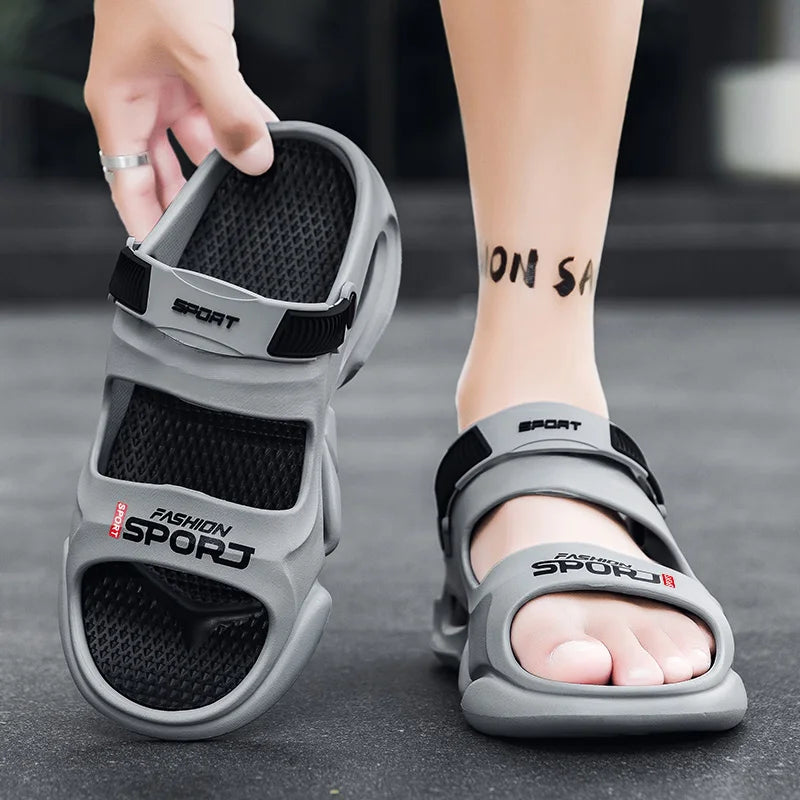 Men's Non-Slip Sports Sandals — Lightweight, Dual-Purpose for Indoor & Outdoor Use