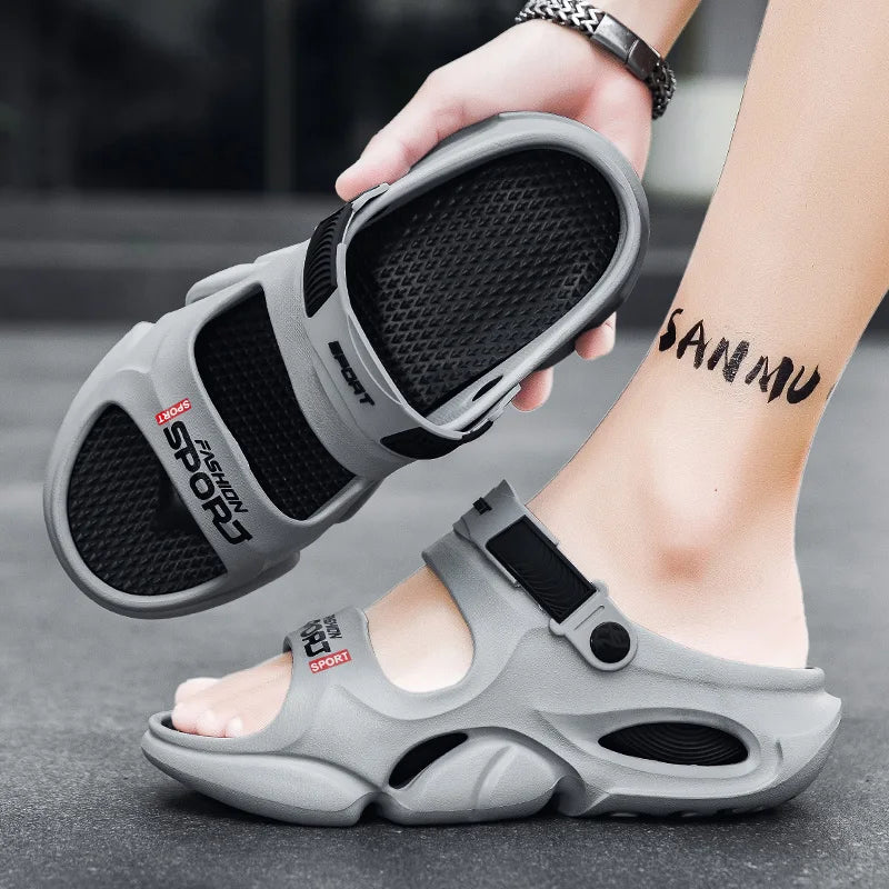Men's Non-Slip Sports Sandals — Lightweight, Dual-Purpose for Indoor & Outdoor Use