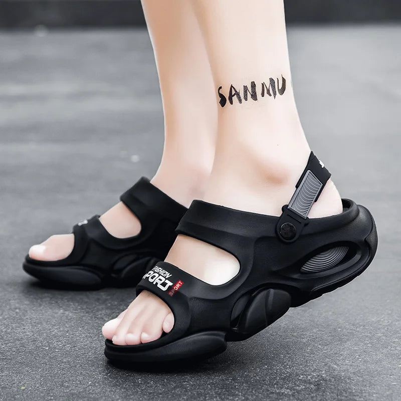 Men's Non-Slip Sports Sandals — Lightweight, Dual-Purpose for Indoor & Outdoor Use