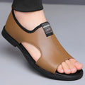 Sandals for Men Brand Casual Shoes Outdoor Fashion Men's Slippers Comfortable Beach Shoes High Quality Leather Men Flat Sandals