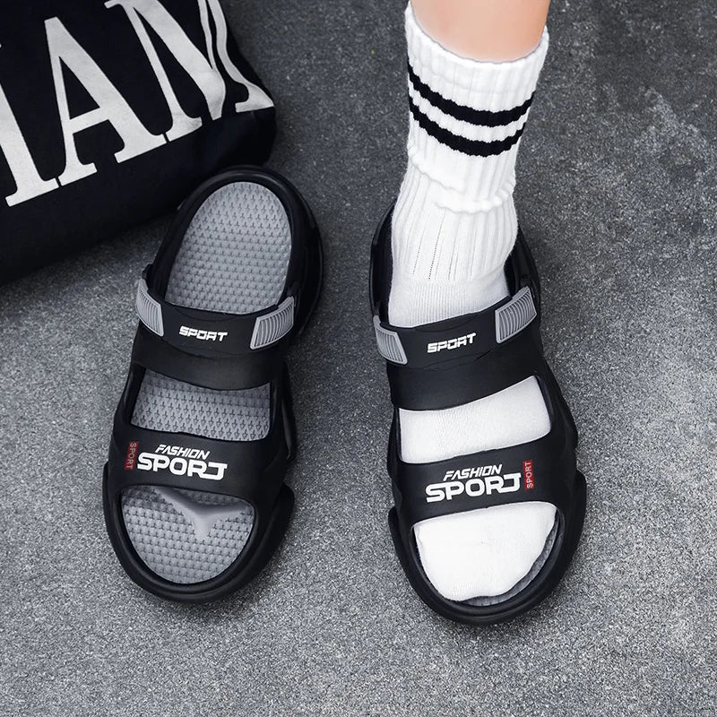 Men's Non-Slip Sports Sandals — Lightweight, Dual-Purpose for Indoor & Outdoor Use