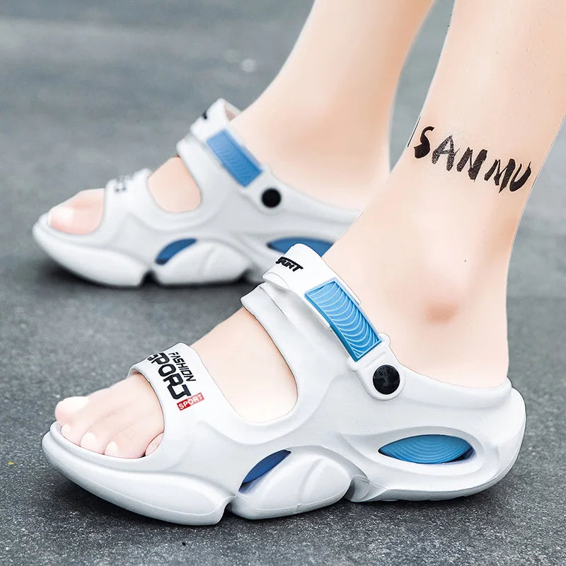 Men's Non-Slip Sports Sandals — Lightweight, Dual-Purpose for Indoor & Outdoor Use