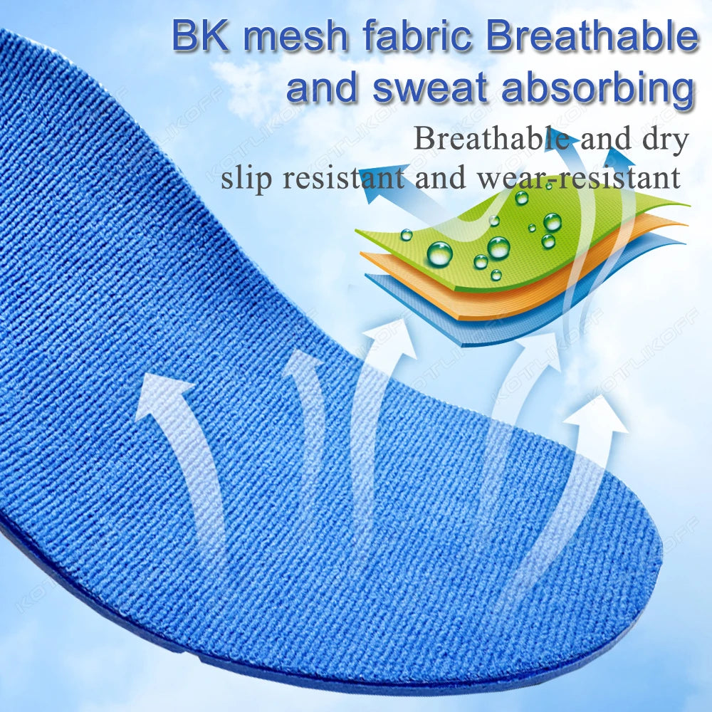 Adult Children's Orthotic Insoles Arch Support for Flat Foot High Arch Plantar Fasciitis Shock-Absorbing Sport Running Shoes Pad