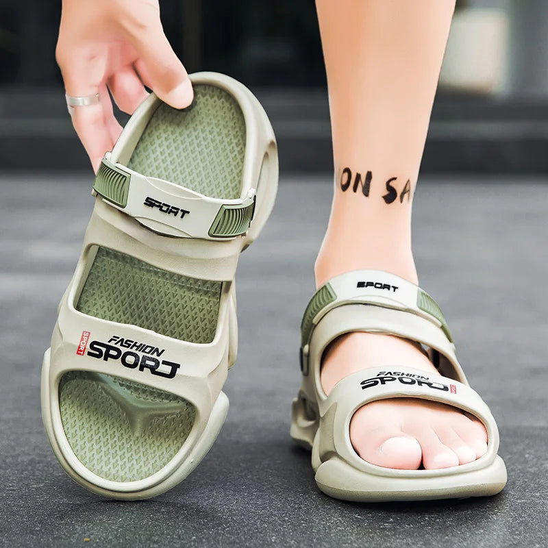Men's Non-Slip Sports Sandals — Lightweight, Dual-Purpose for Indoor & Outdoor Use