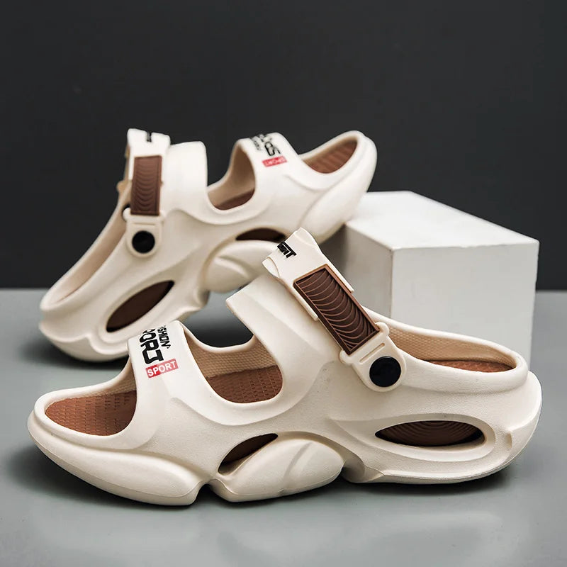 Men's Non-Slip Sports Sandals — Lightweight, Dual-Purpose for Indoor & Outdoor Use