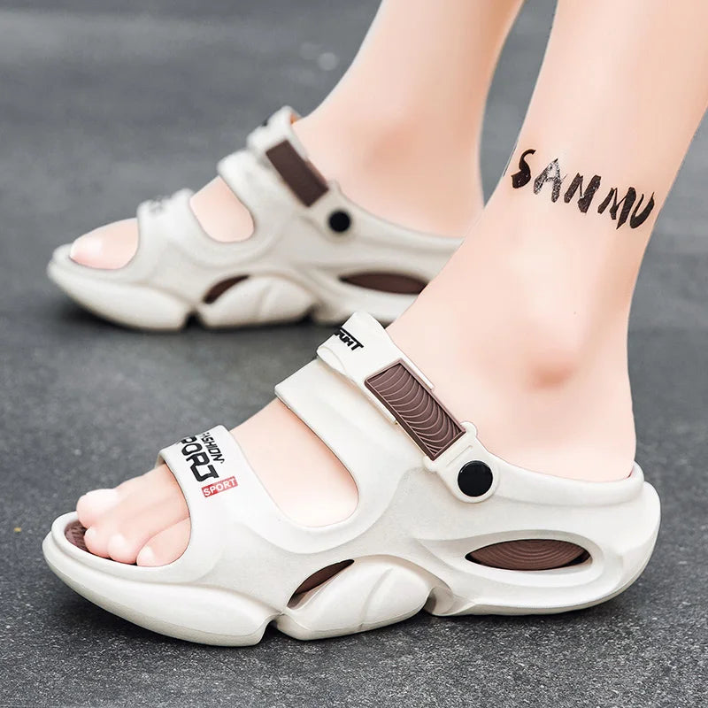 Men's Non-Slip Sports Sandals — Lightweight, Dual-Purpose for Indoor & Outdoor Use