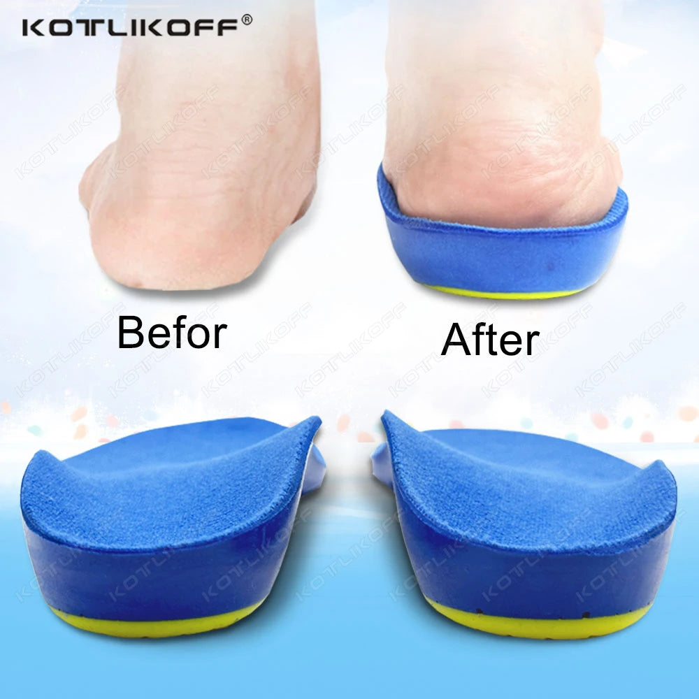 Adult Children's Orthotic Insoles Arch Support for Flat Foot High Arch Plantar Fasciitis Shock-Absorbing Sport Running Shoes Pad