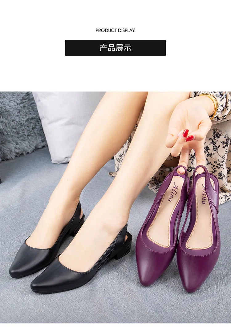 Elegant Jelly Sandals for Women — Breathable, Non-Slip & Effortlessly Chic