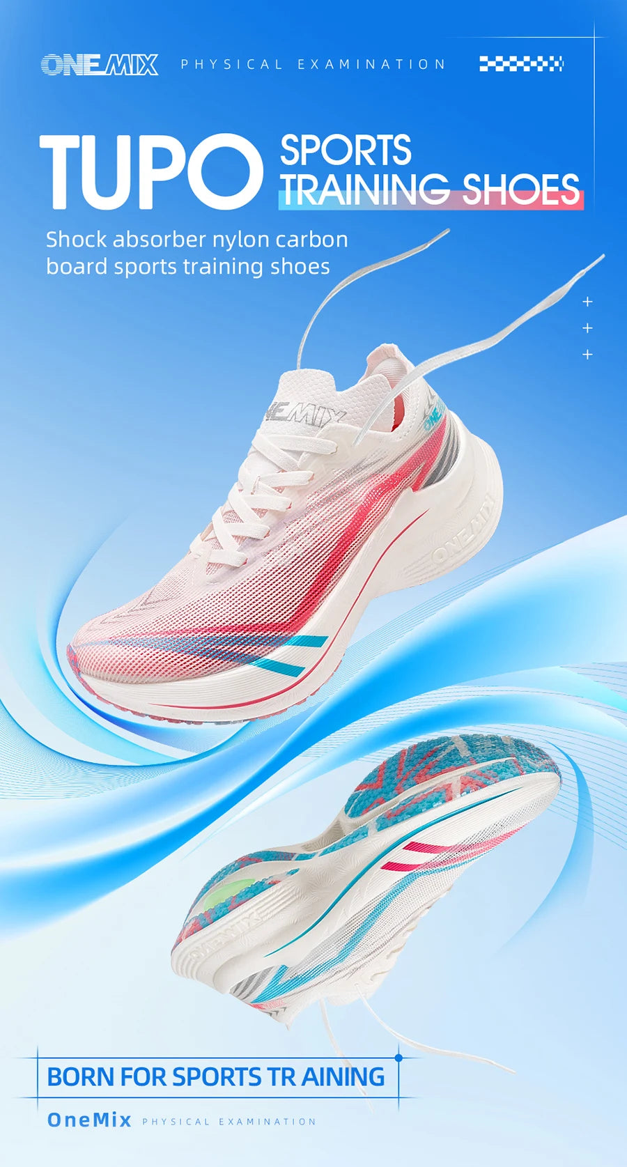 Carbon Plate Marathon Running Shoe — Ultralight, Shock-Absorbing & Built to Break Your Personal Best