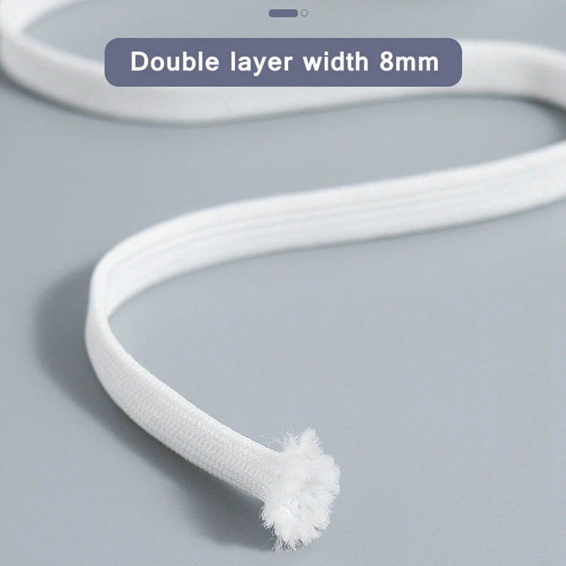 1 Pair Black White Shoe Laces Flat Double Woven Anti-slip Polyester Shoelaces Sports Casual White Shoes Classic Shoelace