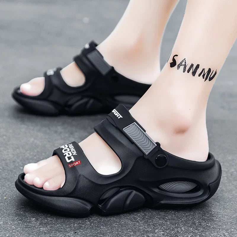 Men's Non-Slip Sports Sandals — Lightweight, Dual-Purpose for Indoor & Outdoor Use