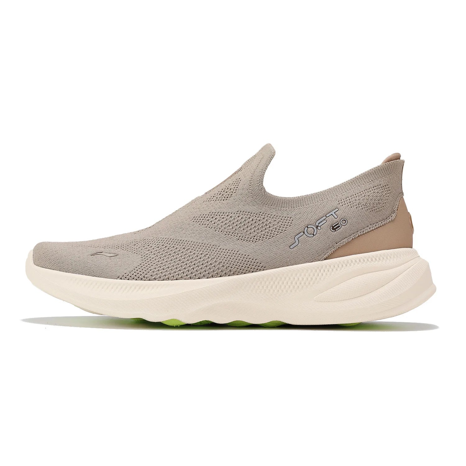 Li-Ning Men's SOFT GO 2 KNIT Slip-on Casual Walking Shoes Cushion Comfy Stable LiNing Mesh Jogging Daily Sports Sneakers AGLV017
