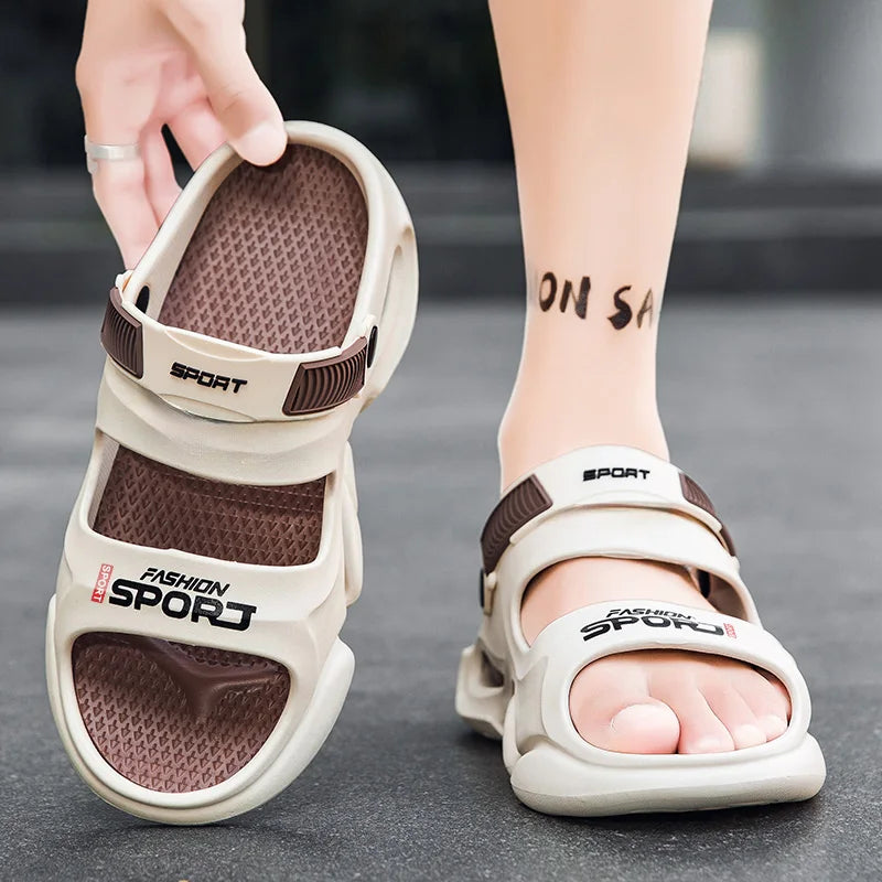 Men's Non-Slip Sports Sandals — Lightweight, Dual-Purpose for Indoor & Outdoor Use