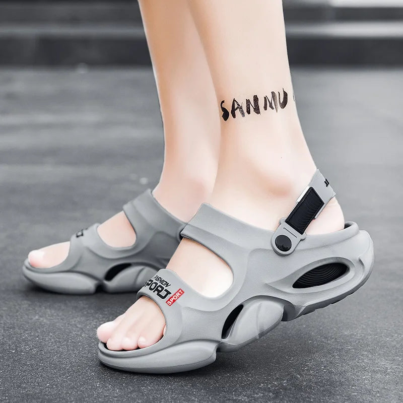 Men's Non-Slip Sports Sandals — Lightweight, Dual-Purpose for Indoor & Outdoor Use